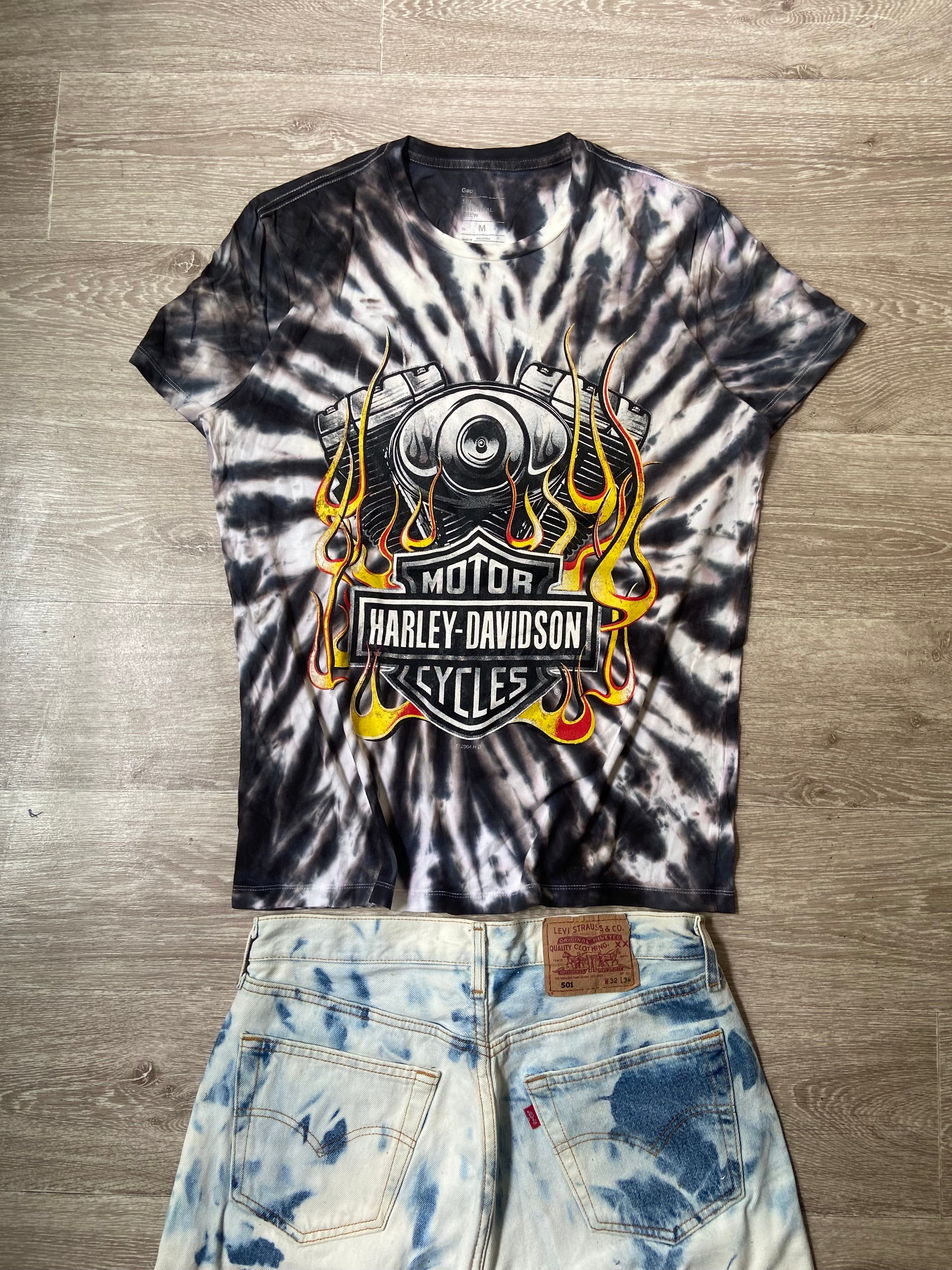 Graphic T-shirt Harley Davidson (M)