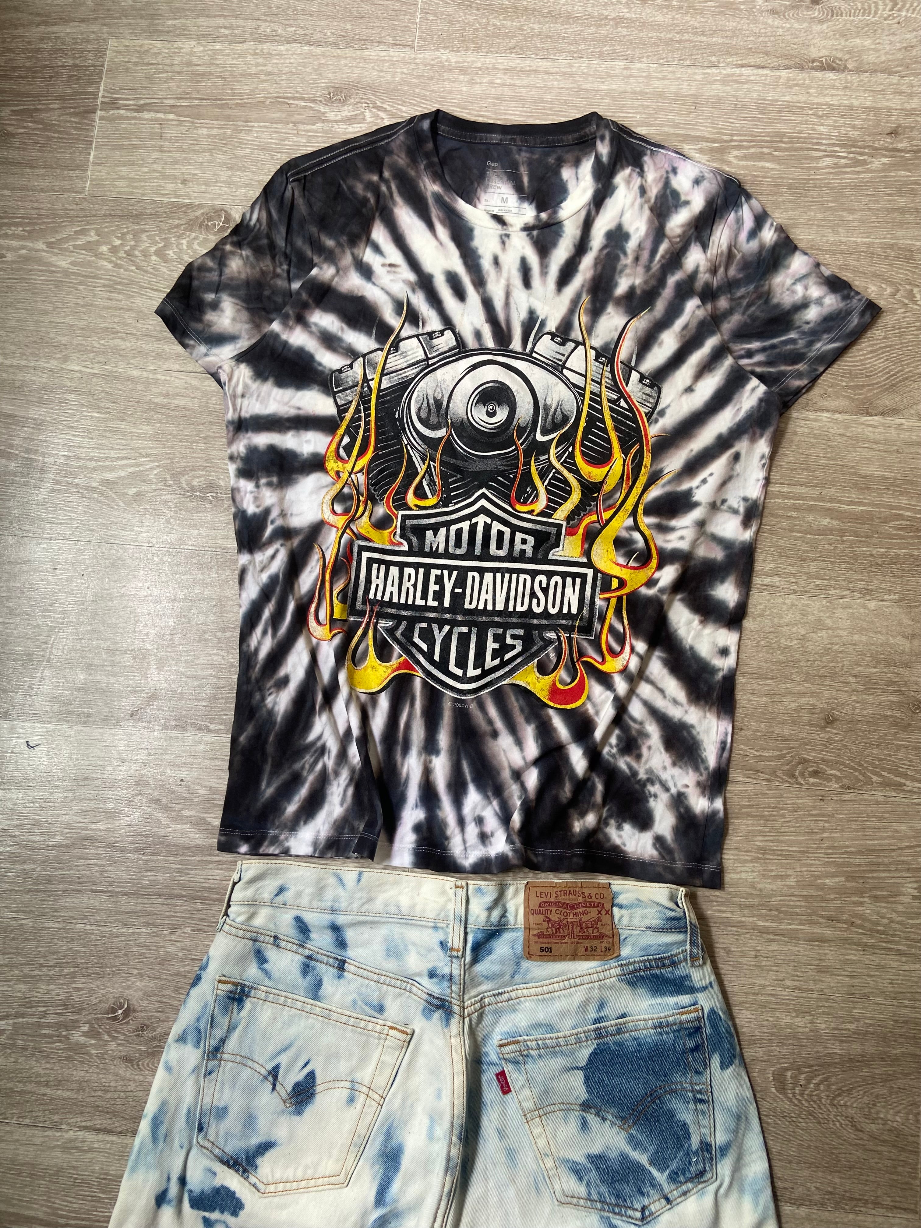 Graphic T-shirt Harley Davidson (M)