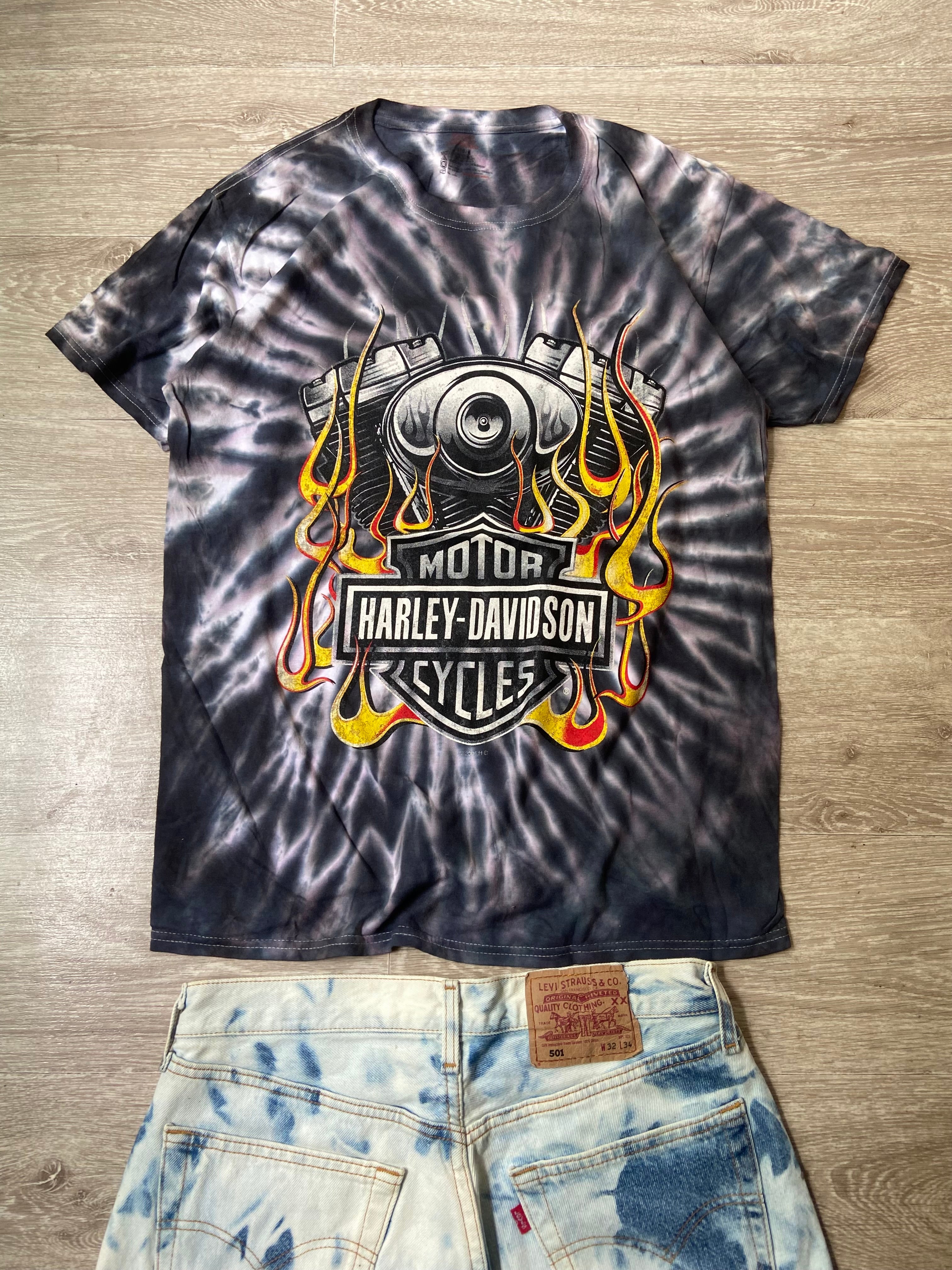 Graphic T-shirt Harley Davidson (M)