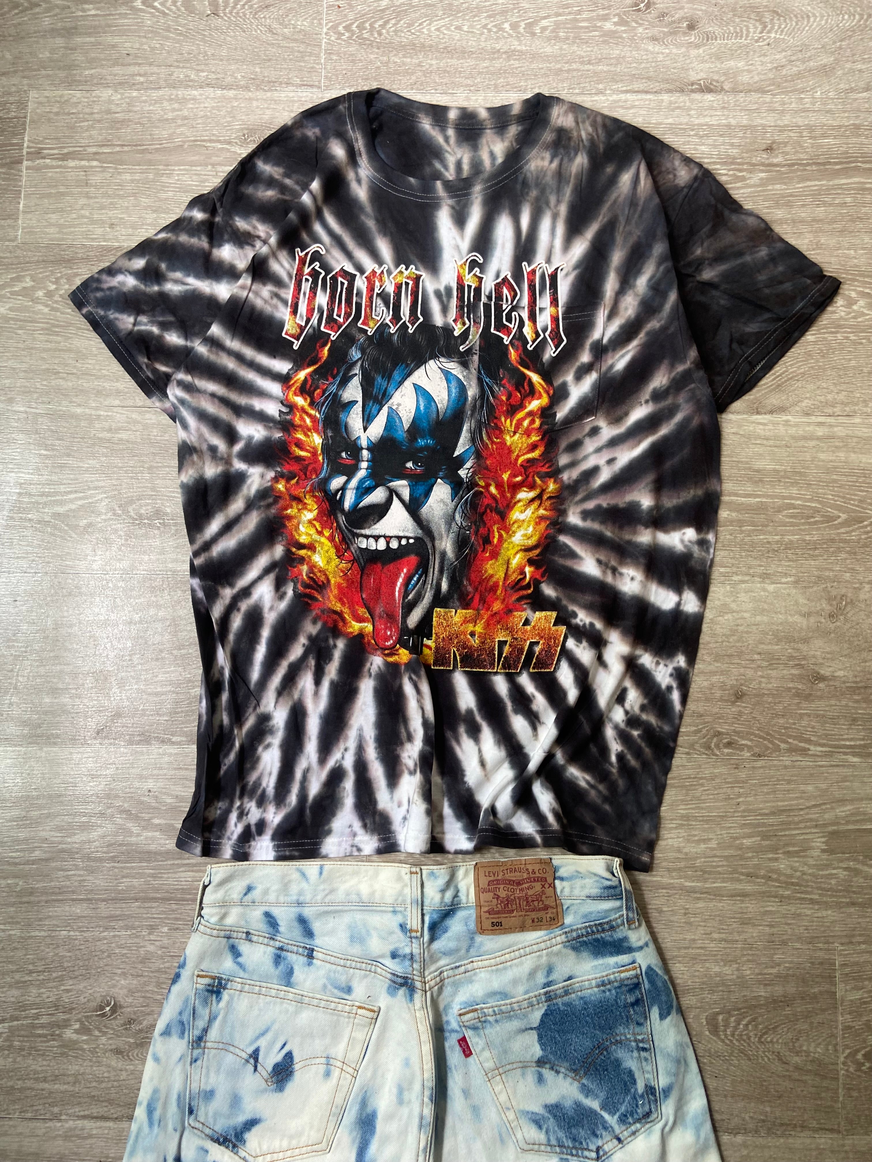 Graphic T-shirt Kiss (L)