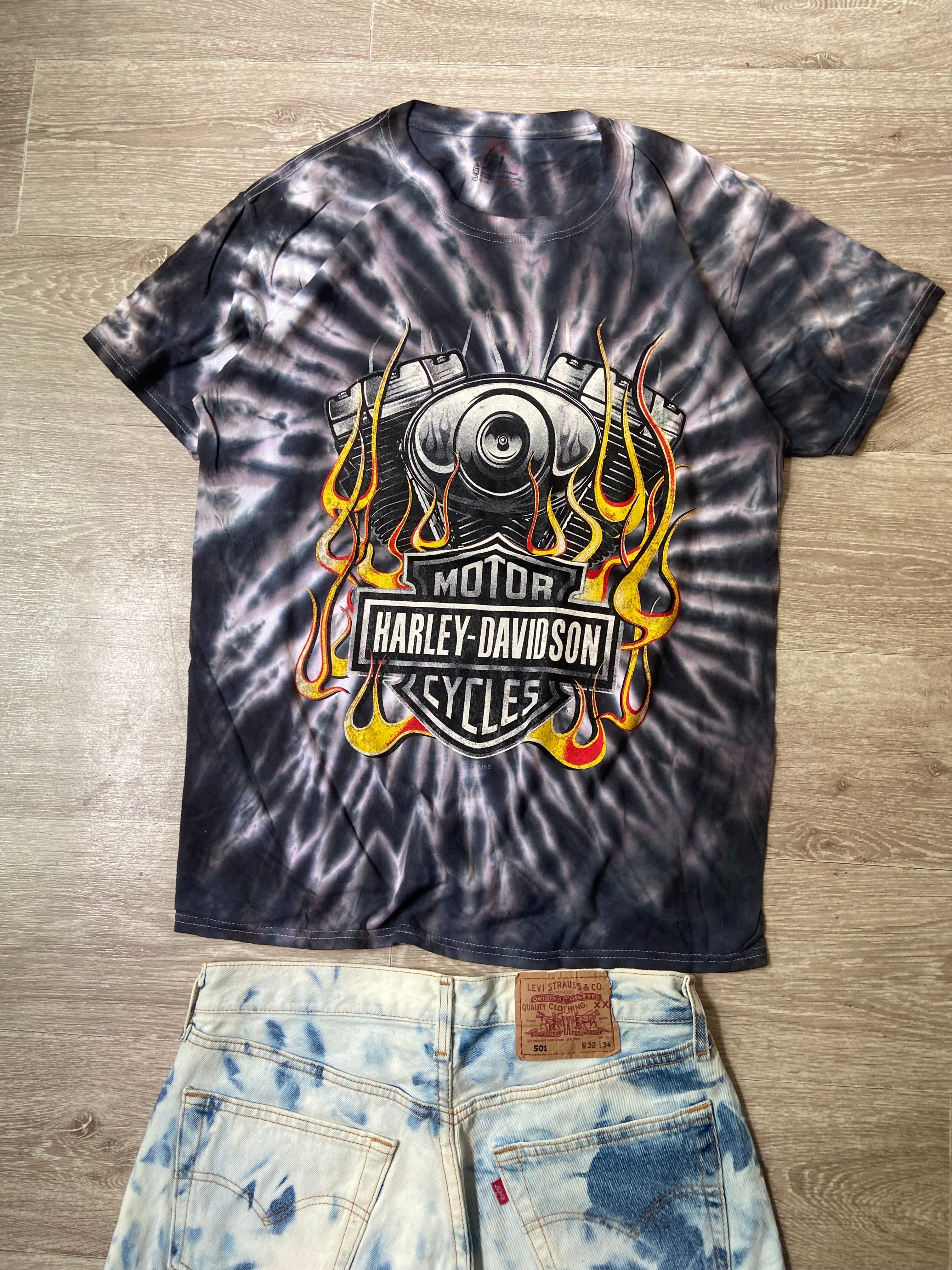 Graphic T-shirt Harley Davidson (M)